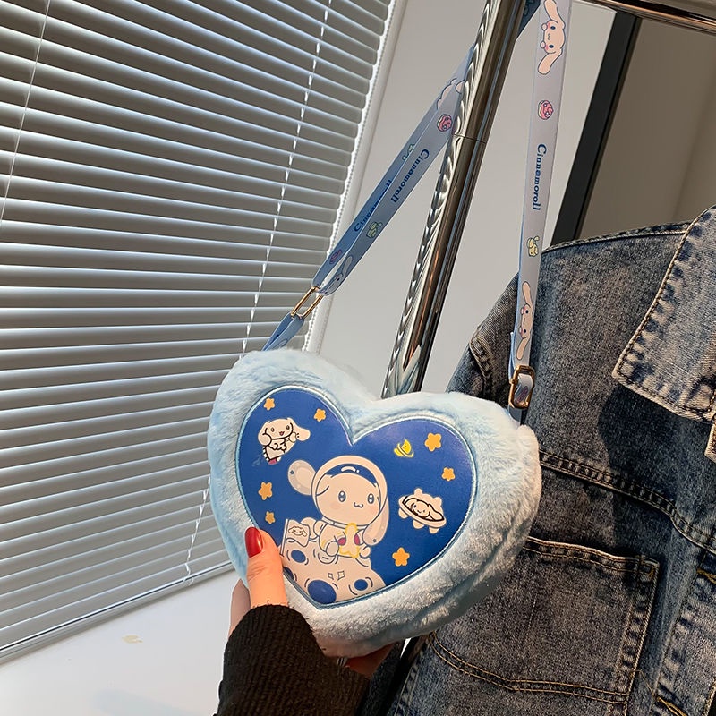 Túi Đeo Chéo Mini Hình Gấu Dâu Tây Hoạt Hình Chất Lượng Cao Thời Trang Thu Đông Phong Cách Hàn Quốc Cho Nữ