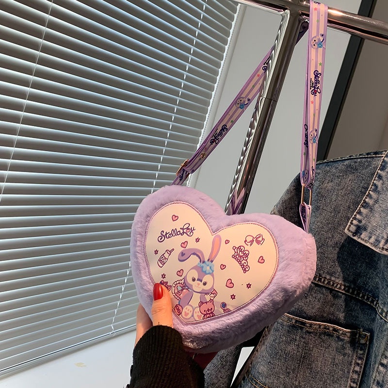 Túi Đeo Chéo Mini Hình Gấu Dâu Tây Hoạt Hình Chất Lượng Cao Thời Trang Thu Đông Phong Cách Hàn Quốc Cho Nữ