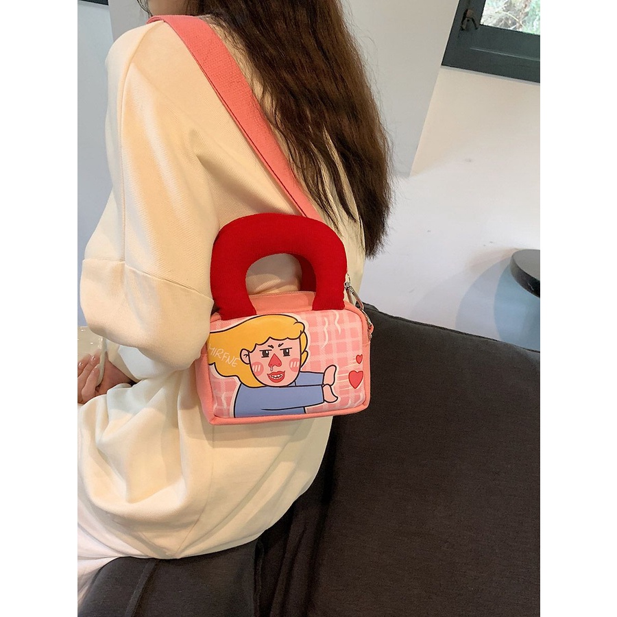 Túi Vuông Nhỏ Đeo Chéo Đựng Điện Thoại Di Động Thời Trang Cao Cấp Phong Cách Mới