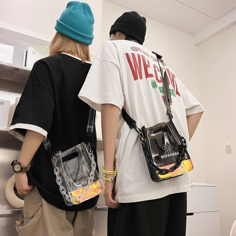 Túi Đeo Vai Đựng Điện Thoại Mini Trong Suốt Phong Cách Đường Phố Chất Lượng Cao