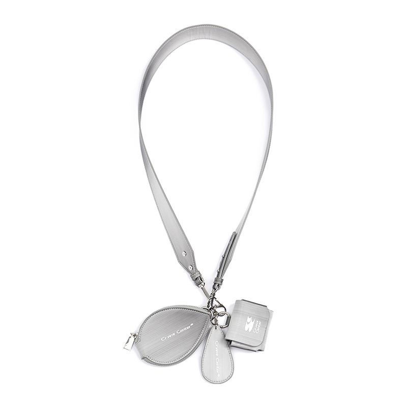 Ví Nhỏ Đựng Tai Nghe / Tiền Xu Màu Gradient Bằng Bạc Có Thể Tháo Rời Độc Đáo Mới Chất Lượng Cao