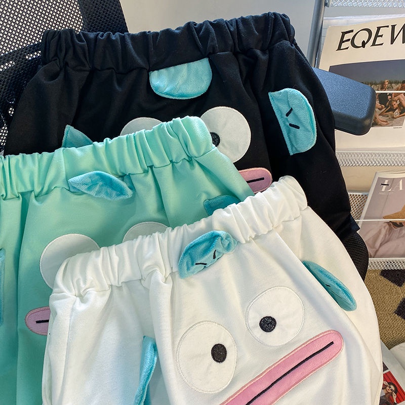 Quần Short Thêu Hình Cá Vui Nhộn Phong Cách Mới Mùa Hè Cho Cặp Đôi