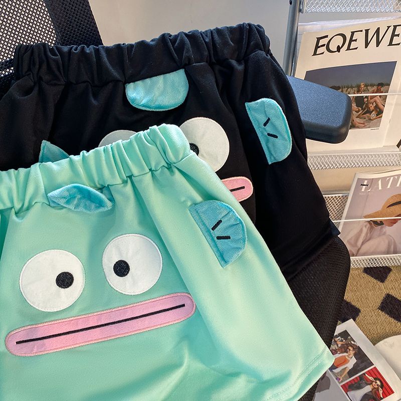 Quần Short Thêu Hình Cá Vui Nhộn Phong Cách Mới Mùa Hè Cho Cặp Đôi