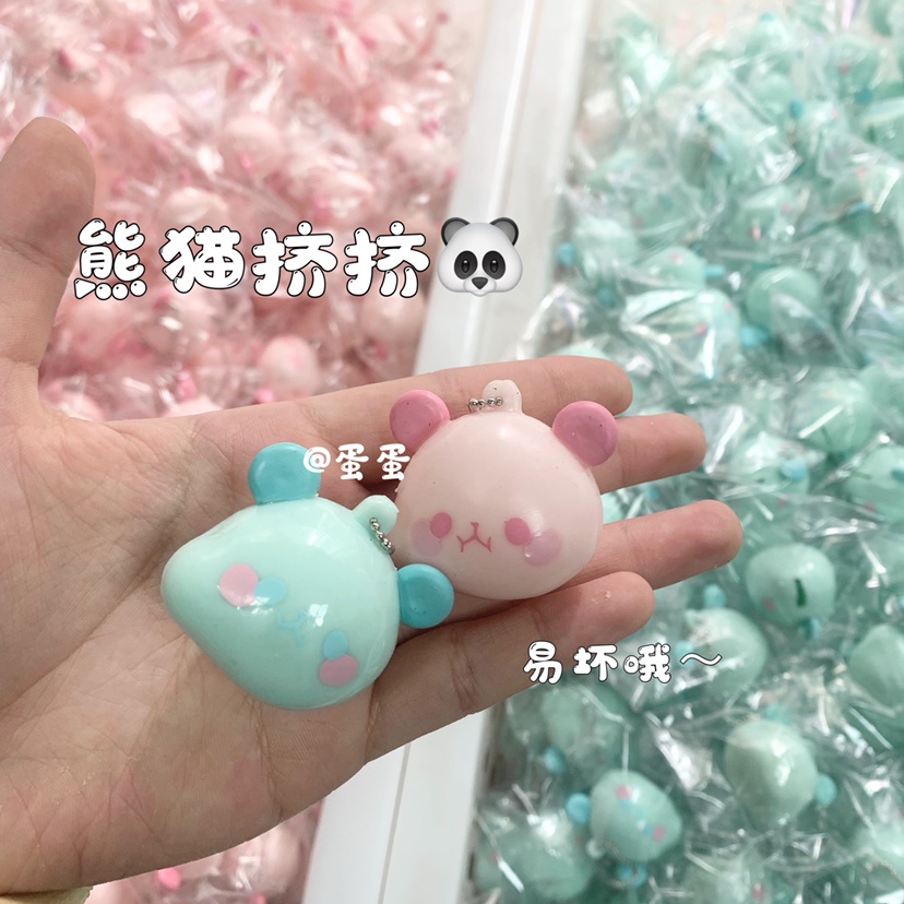 ★Áo Thun In Hình Thời Trang Năng Động Cho Nam★Đồ Chơi Bóp Nén Tạo Hình Gấu Trúc Dễ Thương