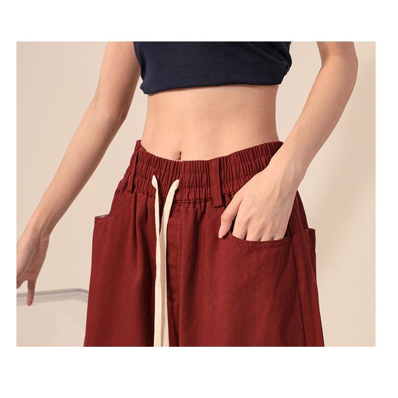 Quần Yếm Dáng Rộng Cỡ Nhỏ Phong Cách Đường Phố Mỹ Thời Trang Xuân Hè Cá Tính Cho Nữ