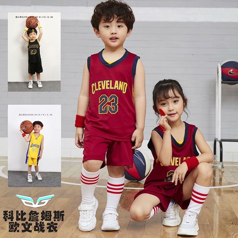 Nhân Vật Nba kobe No... Bộ Đồng Phục Bóng Rổ NBA kobe 24 / James 24 Cho Bé Trai