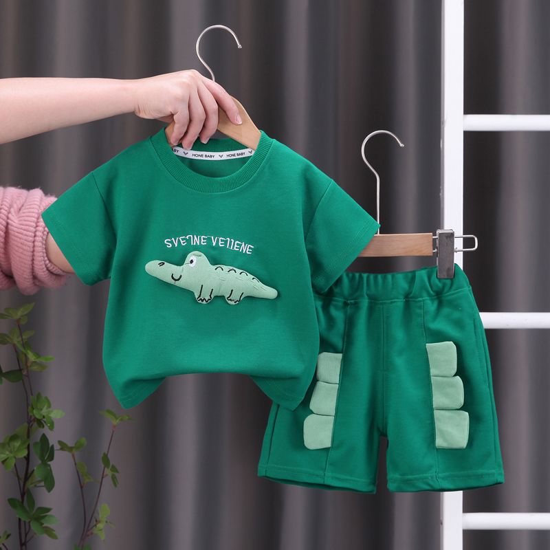 Áo Thun Tay Ngắn Phong Cách Thời Trang Mùa Hè 2023 Mới Cho Bé Trai