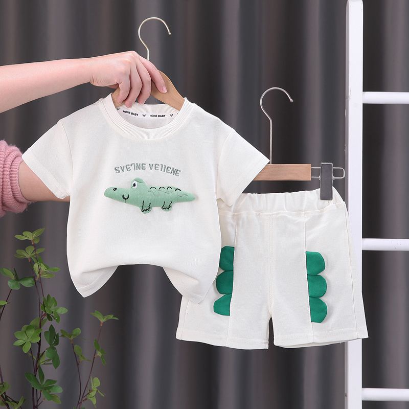 Áo Thun Tay Ngắn Phong Cách Thời Trang Mùa Hè 2023 Mới Cho Bé Trai