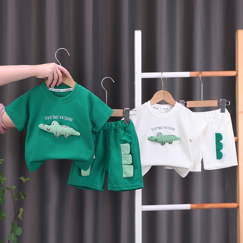 Áo Thun Tay Ngắn Phong Cách Thời Trang Mùa Hè 2023 Mới Cho Bé Trai