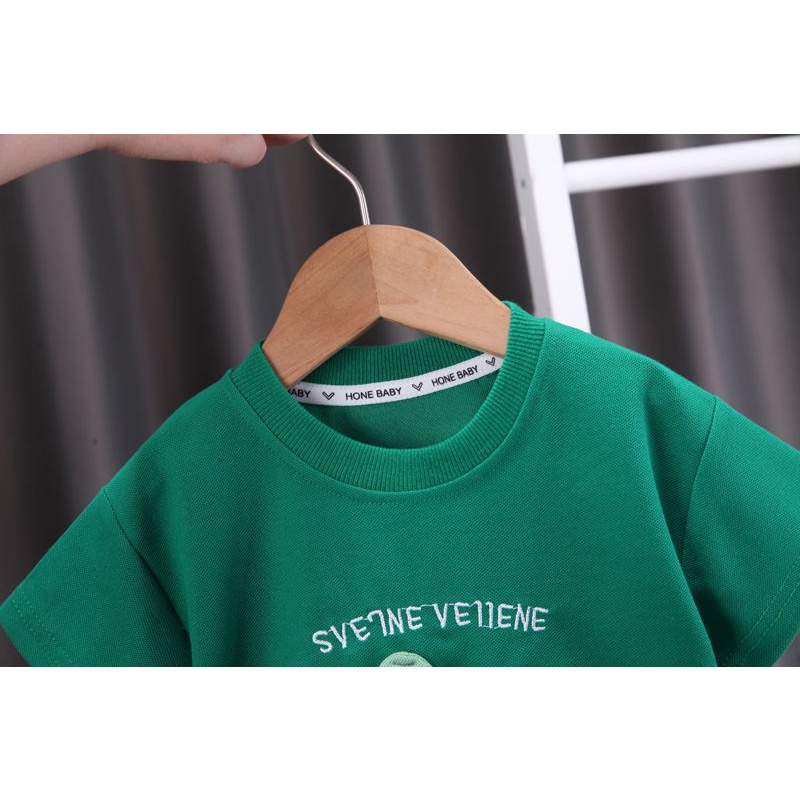 Áo Thun Tay Ngắn Phong Cách Thời Trang Mùa Hè 2023 Mới Cho Bé Trai