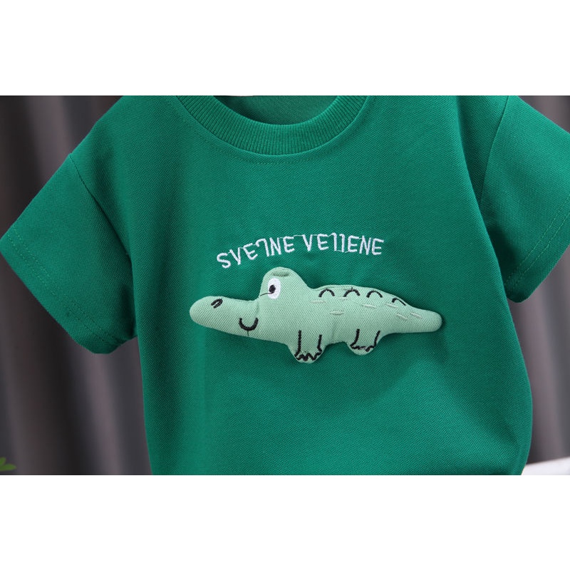 Áo Thun Tay Ngắn Phong Cách Thời Trang Mùa Hè 2023 Mới Cho Bé Trai