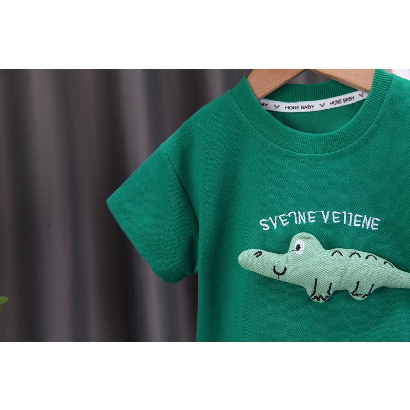 Áo Thun Tay Ngắn Phong Cách Thời Trang Mùa Hè 2023 Mới Cho Bé Trai