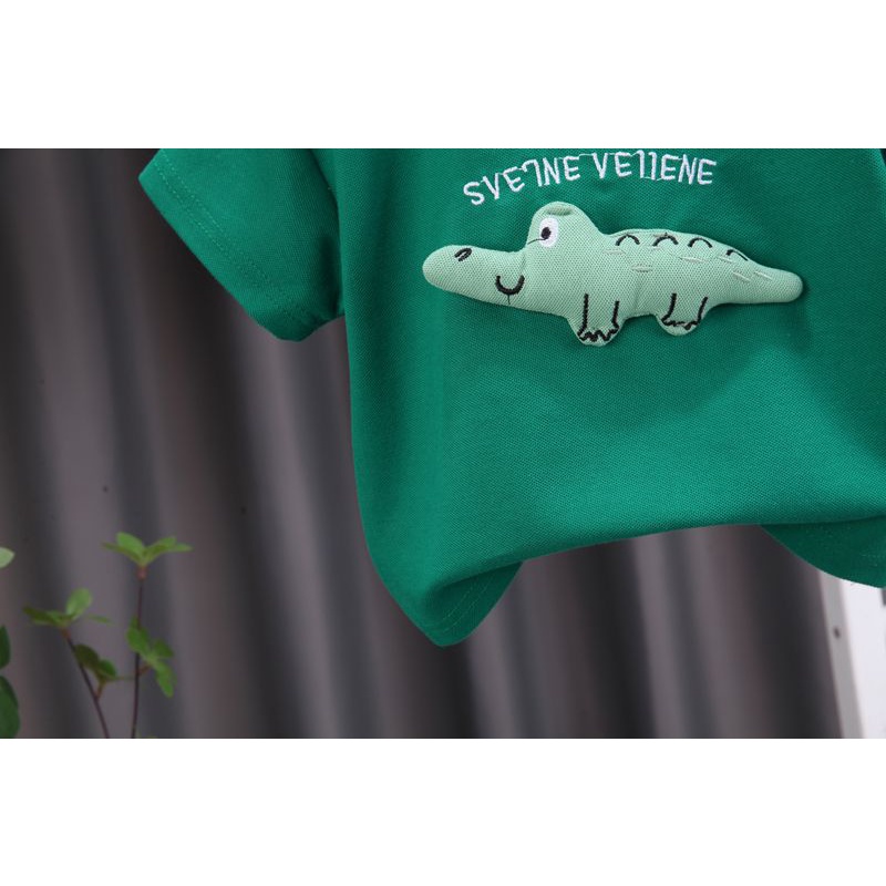 Áo Thun Tay Ngắn Phong Cách Thời Trang Mùa Hè 2023 Mới Cho Bé Trai