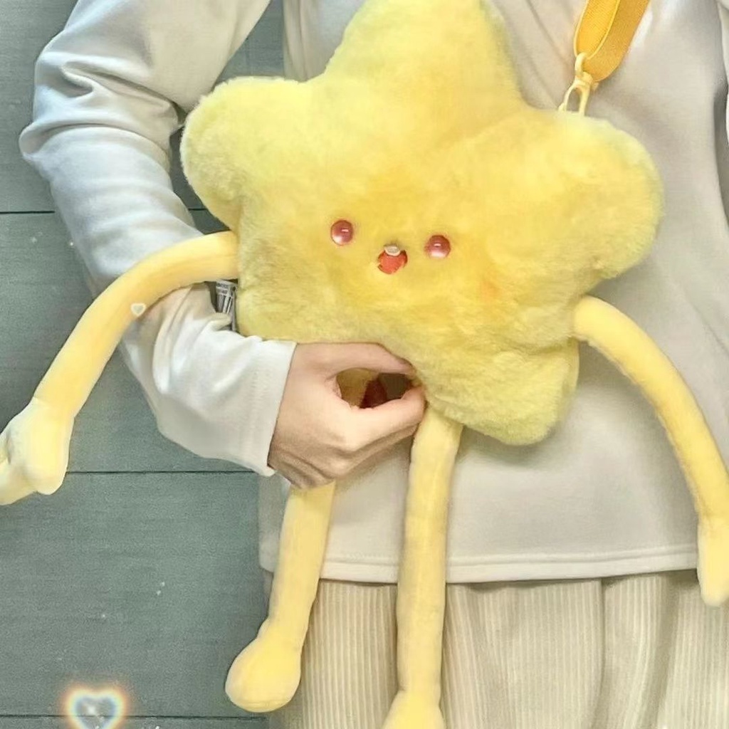 Búp Bê Nhồi Bông Hình Ngôi Sao Nhỏ Dễ Thương Dùng Làm Quà Tặng Cho Bạn Gái