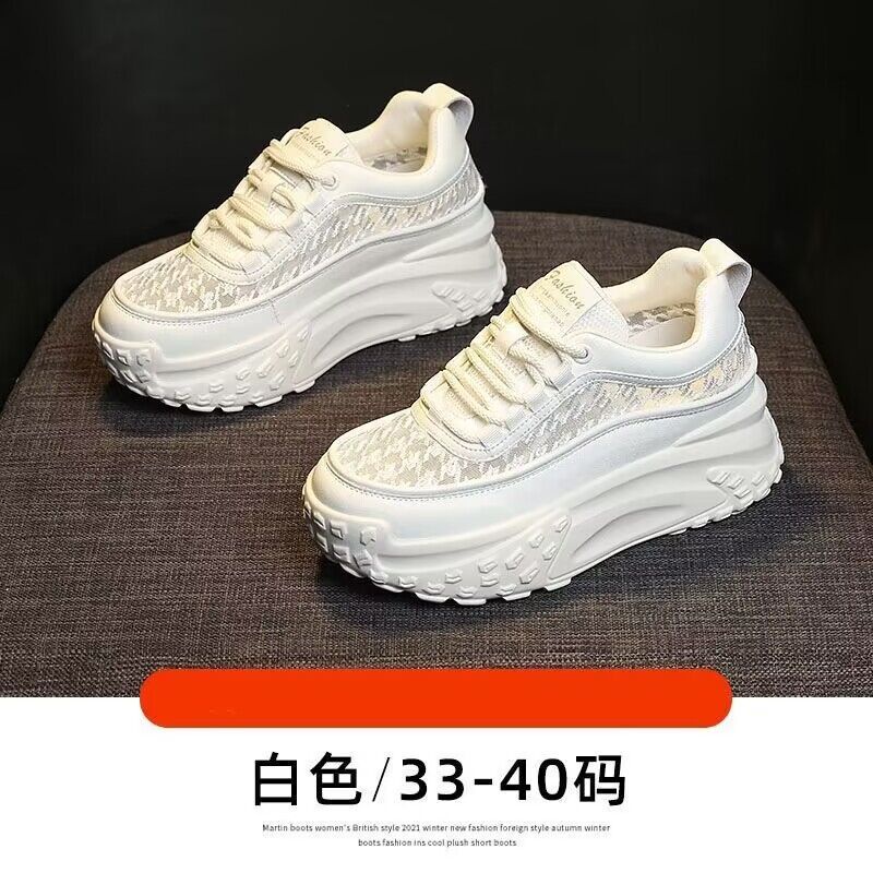 Hàng Có Sẵn! Bán Chạy!Giày Thể Thao Đế Dày Phối Lưới Thoáng Khí Thời Trang Mùa Hè 2023 Mới Cho Nữ