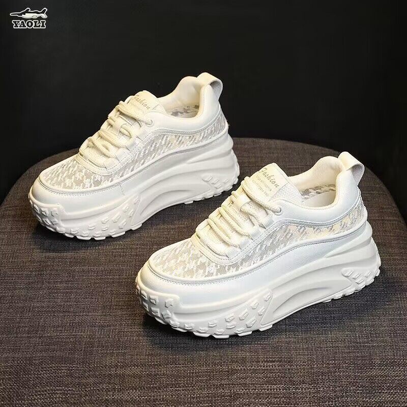 Hàng Có Sẵn! Bán Chạy!Giày Thể Thao Đế Dày Phối Lưới Thoáng Khí Thời Trang Mùa Hè 2023 Mới Cho Nữ