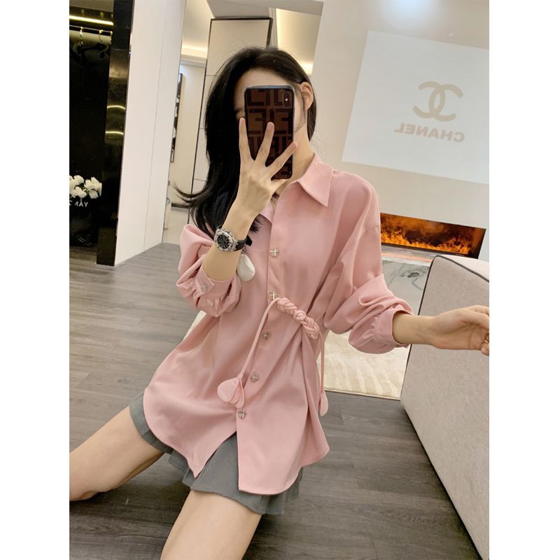 Áo Sơ Mi Tay Dài Họa Tiết Hoa Ba Chiều Thời Trang Mùa Hè Hàng Mới Dành Cho Bạn Nữ