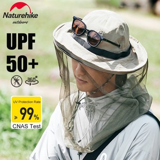 Naturehike Mũ Rộng Vành Chống Nắng Chống Muỗi Thiết Kế Thoáng Khí Tiện Dụng