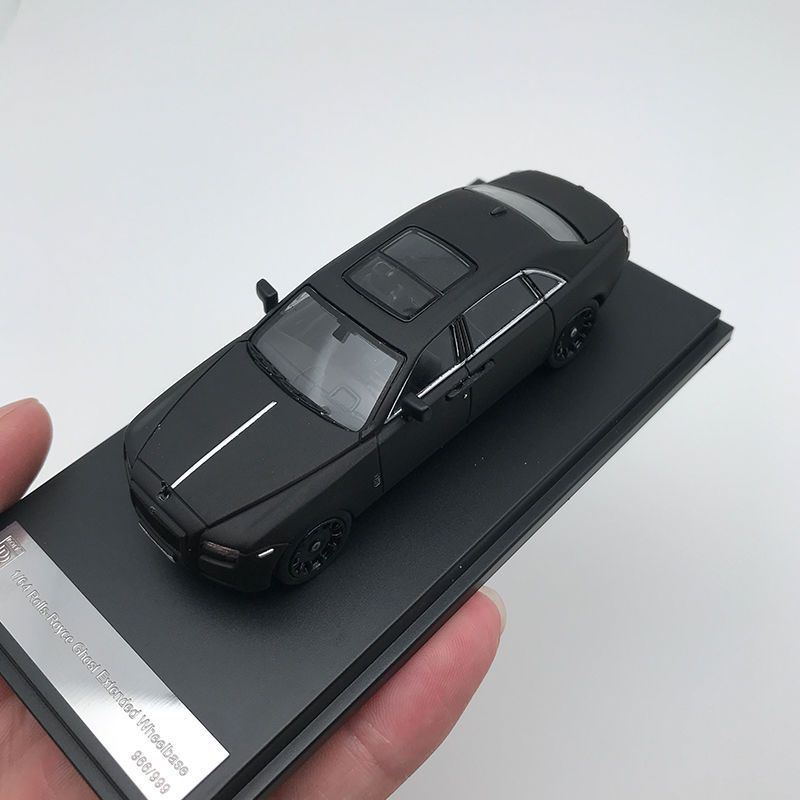 Mô Hình Xe Hơi Roll-Royce Gust Ghost Gust Phantom Màu Đen Bằng Hợp Kim Tỉ Lệ 1: 64