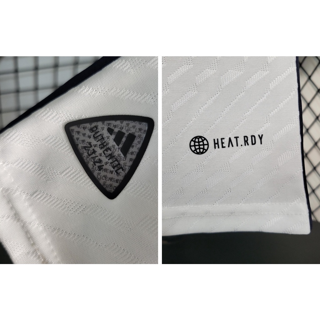 Áo Thun Trắng In Chữ Real Madrid Mùa 2023-24 Chất Lượng Cao