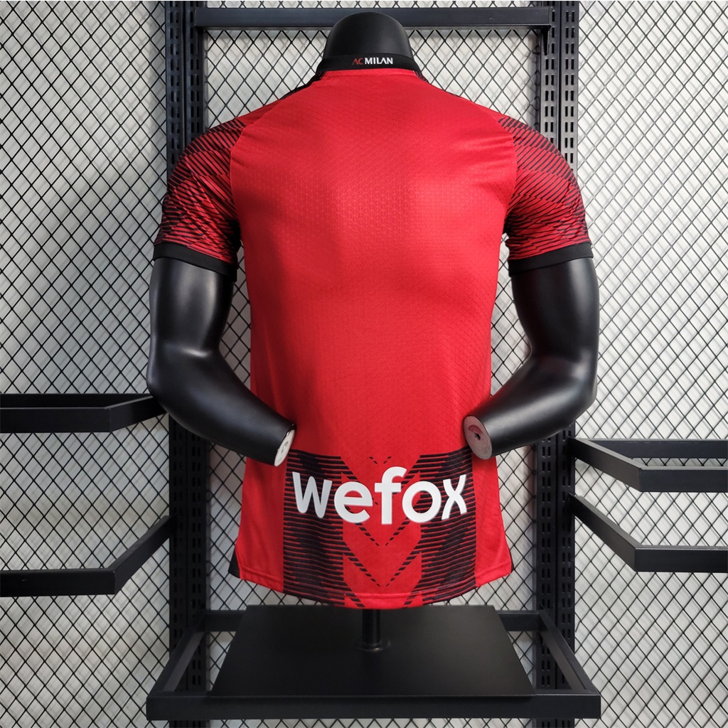 Áo Thun Họa Tiết Jersey AC Milan  2023 / 24 Chất Lượng Cao
