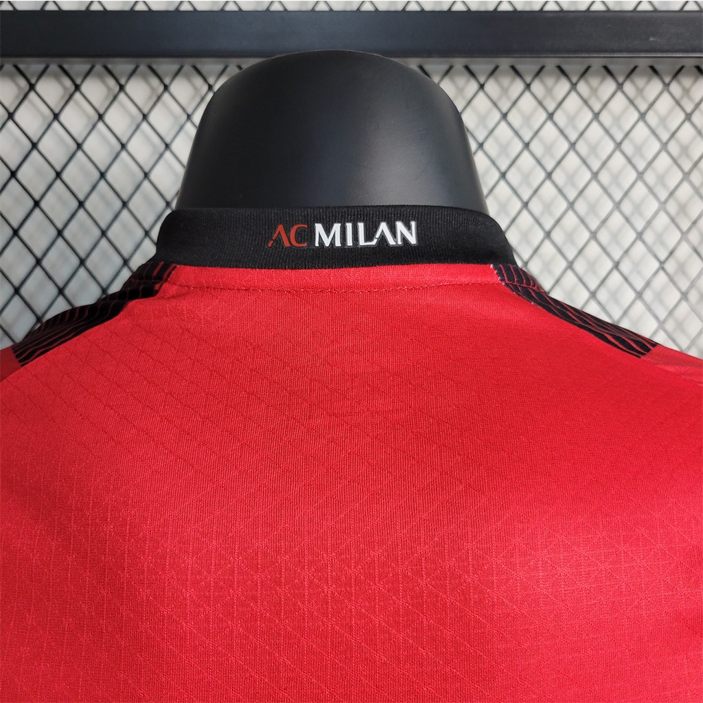 Áo Thun Họa Tiết Jersey AC Milan  2023 / 24 Chất Lượng Cao