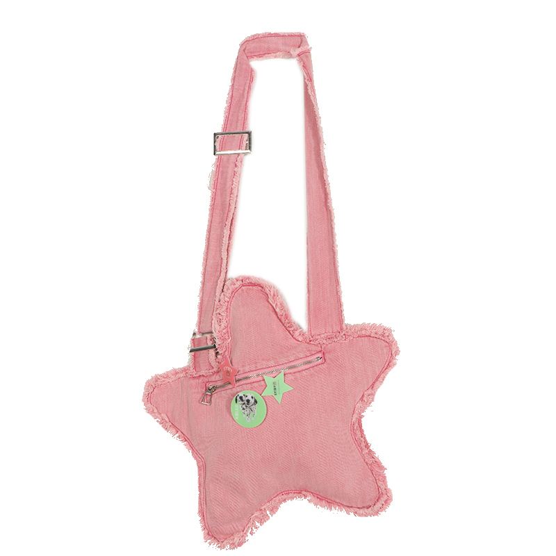 Hàng Mới Về Mới Túi Xách denim Họa Tiết Ngôi Sao Thời Trang Cho Nam Và Nữ