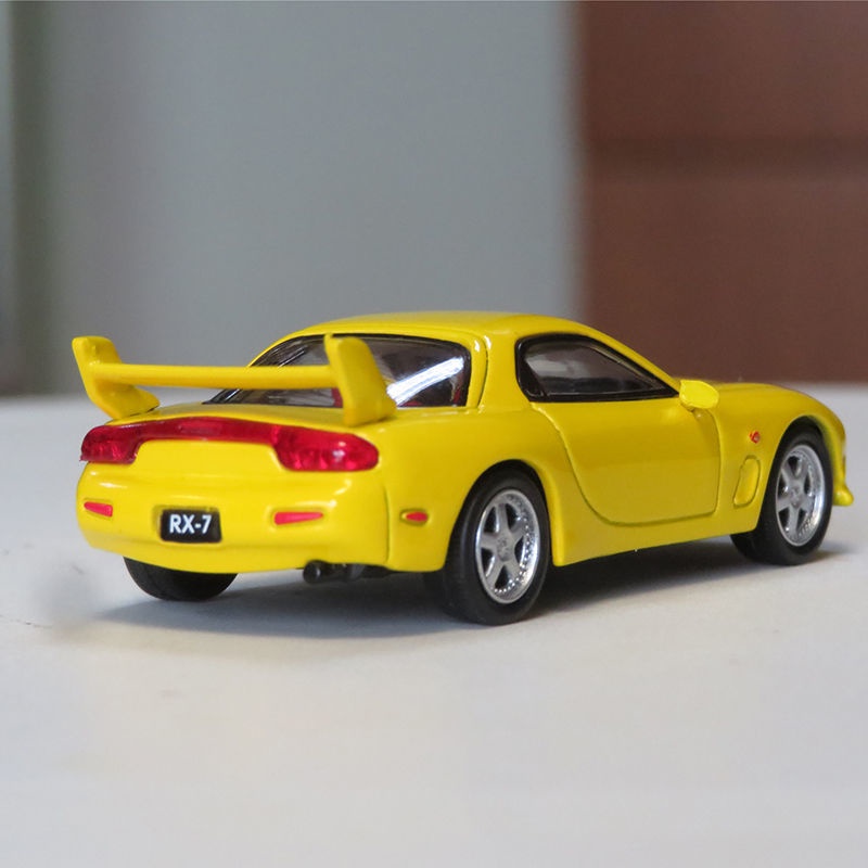 Mô Hình Xe Hơi Mazda RX7 Initial D Bằng Hợp Kim Tỉ Lệ 1: 64