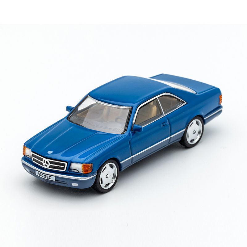 Mô Hình Xe Hơi Benz 500SEC Bằng Hợp Kim Tỉ Lệ 1: 64