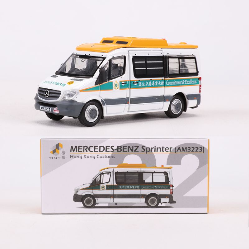 Mô Hình Xe Cảnh Sát Mercedes-Benz Sprinter / Vito / Sea Lion Hong Kong Tỉ Lệ 1: 76