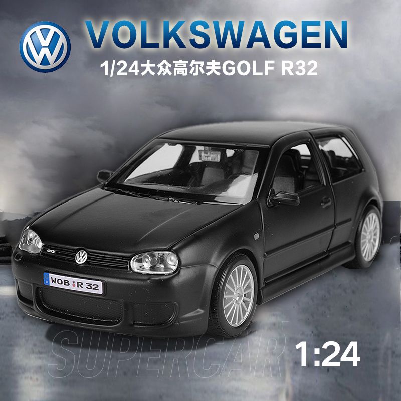 Mô Hình Xe Hơi Volkswagen Golf R32 Bằng Hợp Kim Tỉ Lệ 1: 24