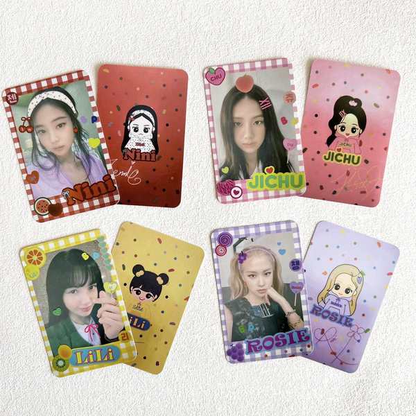 Bộ Thẻ Hình Nhóm Nhạc Blackpink Cho Bé Kỉ Niệm 6 Năm