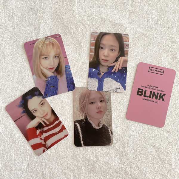 Bộ Thẻ Hình Nhóm Nhạc Blackpink Cho Bé Kỉ Niệm 6 Năm