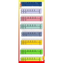 Biểu tượng aifei sản phẩm mới chiều cao nhà máy ban đầu abs hai màu 11-nút màu phù hợp với keycap bổ sung