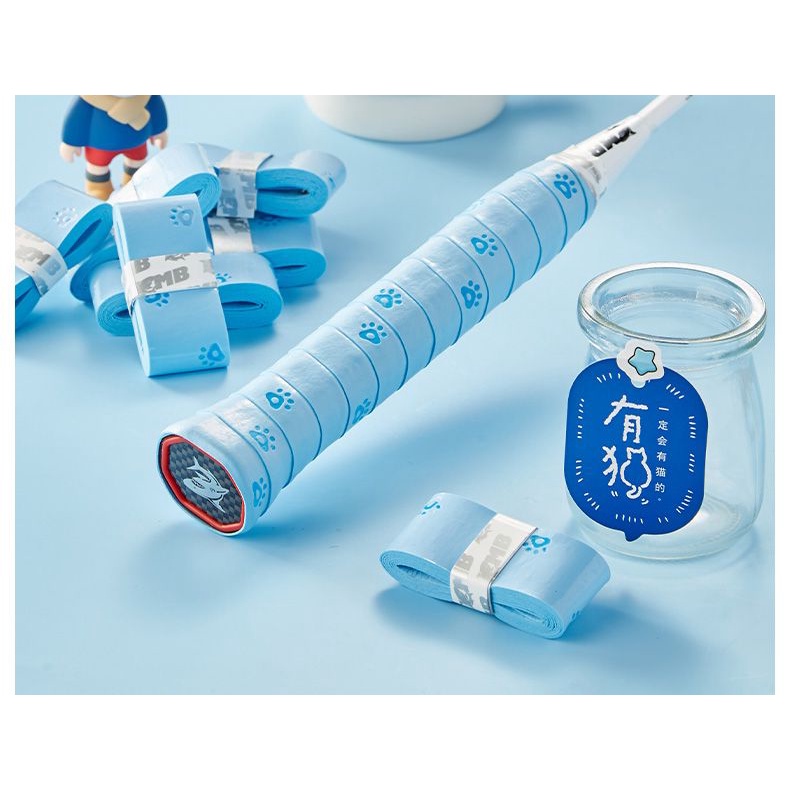 Mbfish cầu lông cat claw hand vợt tennis cao su sweat-absorbent anti-slip latex cushioning film