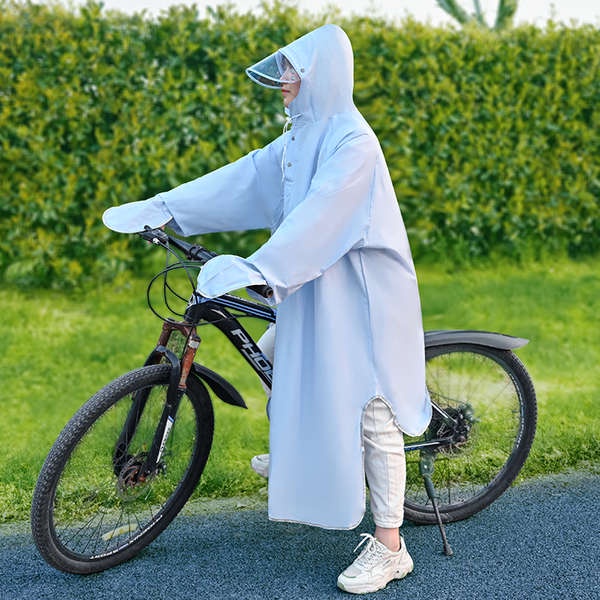 Áo mưa xe đạp leo núi đạp xe chuyên dụng học sinh trung học nam phong cách trường người lớn trường trung học cơ sở bicy