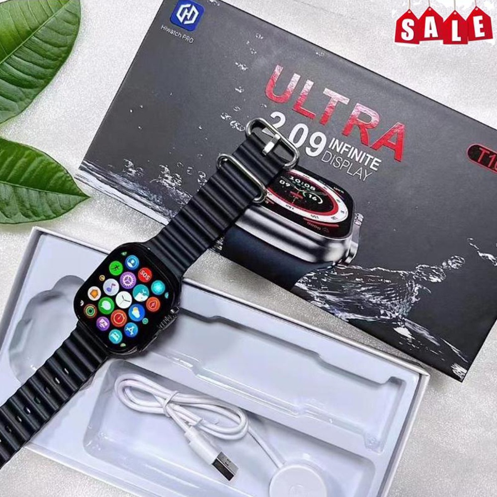 Đồng hồ thông minh smartwatch t10 ultra 2023 dòng mới 8 đồng hồ thông minh 2.09 inch hd 49mm bluetooth với máy tính sạc không dây cho nam