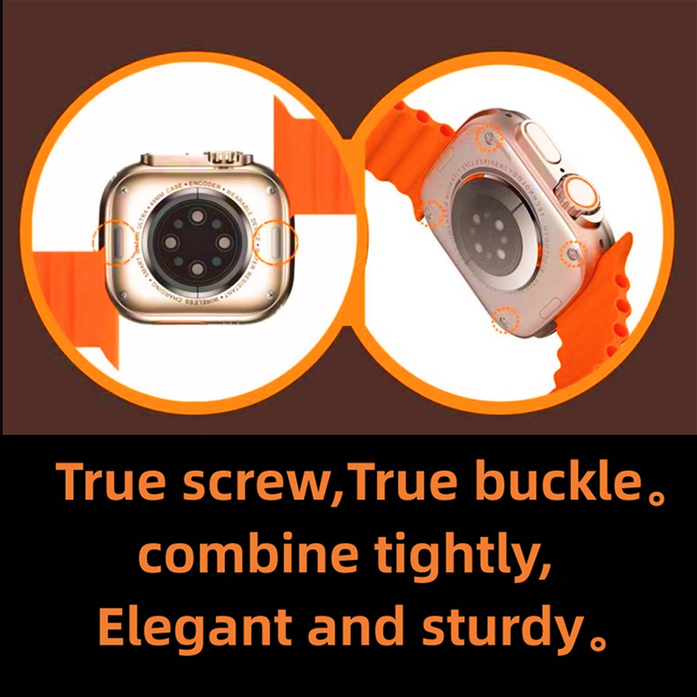 Đồng hồ thông minh smartwatch t10 ultra 2023 dòng mới 8 đồng hồ thông minh 2.09 inch hd 49mm bluetooth với máy tính sạc không dây cho nam