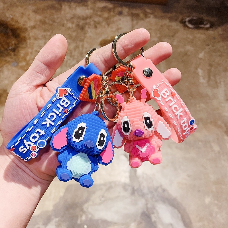 Móc Khóa Hình Búp Bê stitch Dễ Thương