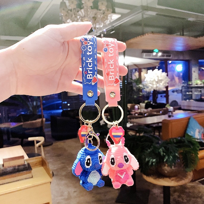Móc Khóa Hình Búp Bê stitch Dễ Thương