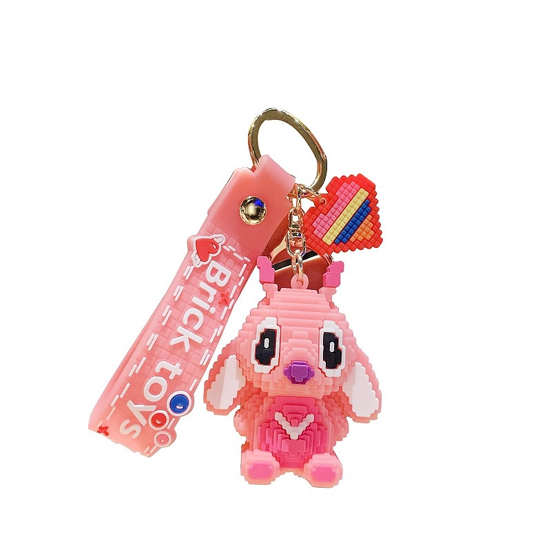 Móc Khóa Hình Búp Bê stitch Dễ Thương