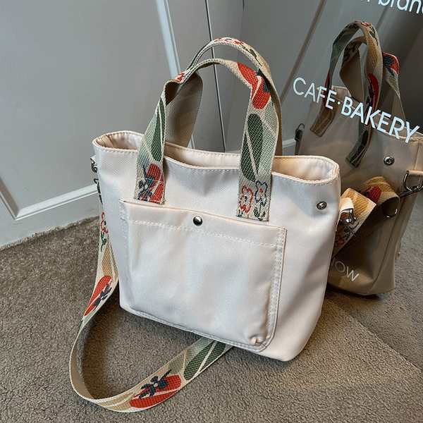 Túi Đeo Chéo Bằng Vải canvas Thời Trang Dành Cho Mẹ Bỉm Sữa