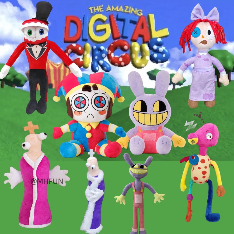 The Amazing Digital Circus Thú Nhồi Bông Xiếc Kỹ Thuật Số 30cm Cho Bé Skibidi Toilet