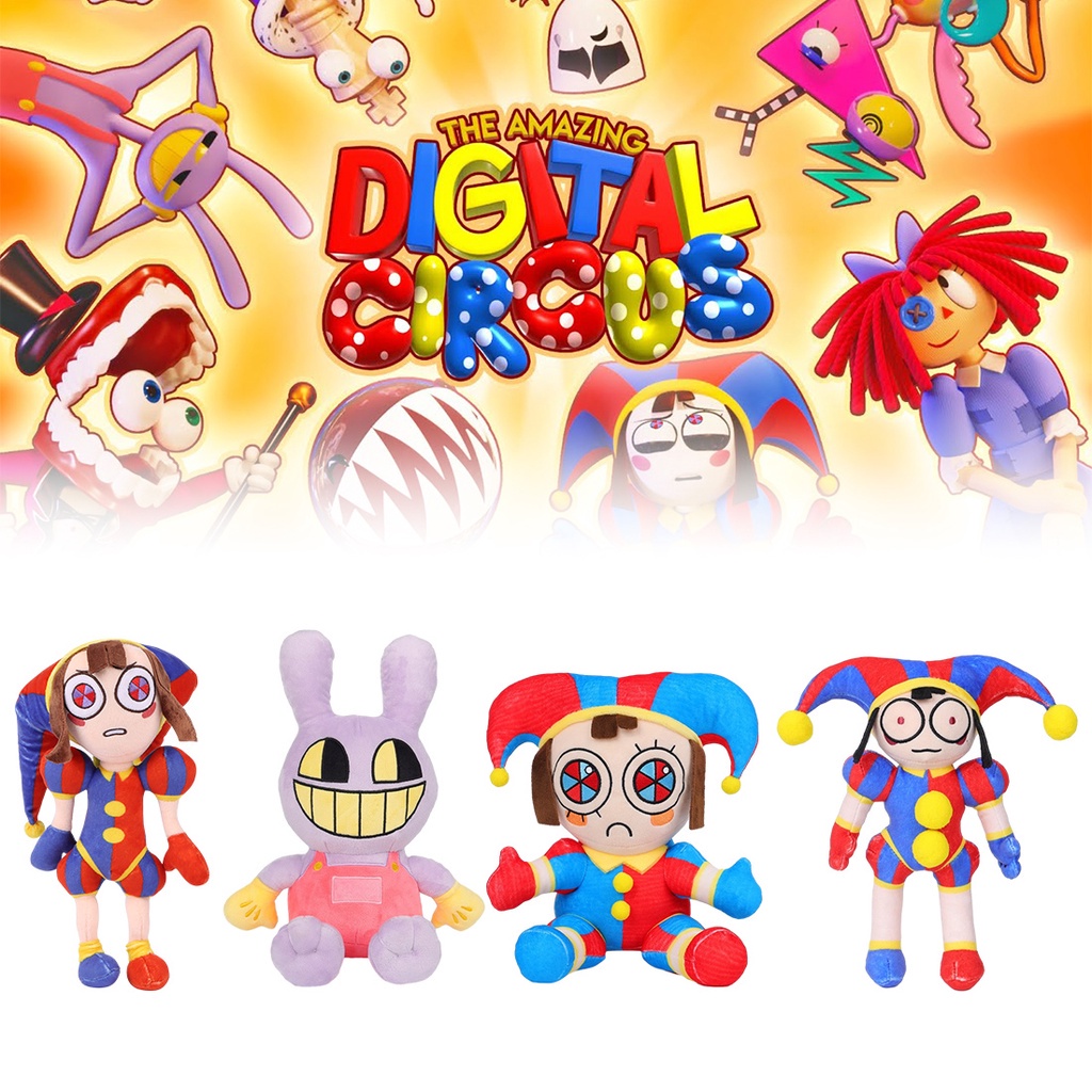 The Amazing Digital Circus Thú Nhồi Bông Xiếc Kỹ Thuật Số 30cm Cho Bé Skibidi Toilet