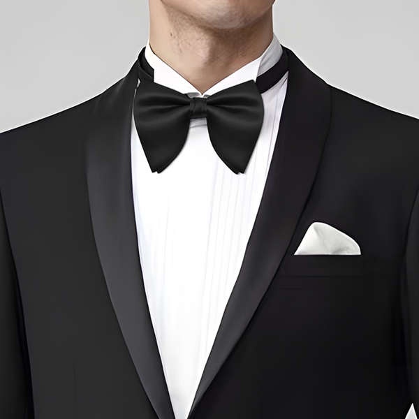 Cà Vạt Nơ Đen Kiểu Pháp Thời Trang Cho Nam