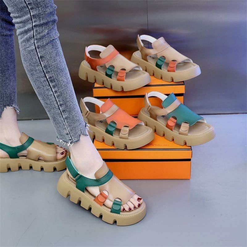 Giày Sandal Đế Mềm Dày Chống Trượt Thời Trang Mùa Hè 2023 Cho Nữ