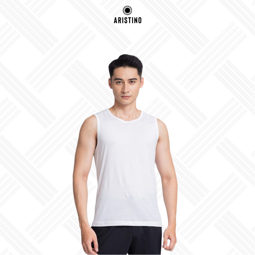 Áo tank top nam ARISTINO chất liệu 100% cotton mềm mại - AC23