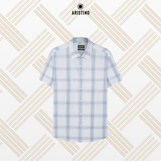  Áo Sơ Mi Nam Trắng Kẻ Aristino Slim Fit ASS134AS2 