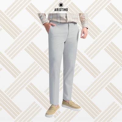 Quần Kaki Nam Aristino Slim Fit 59% Cotton Thoáng Mát Thấm Hút Mồ Hôi Tốt AKK0030S0