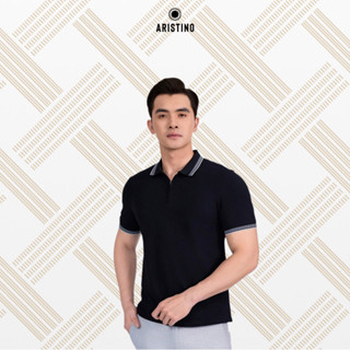 Áo Polo Nam Aristino Tay Ngắn Organic Cotton Regular Fit Co Giãn APS204AS0